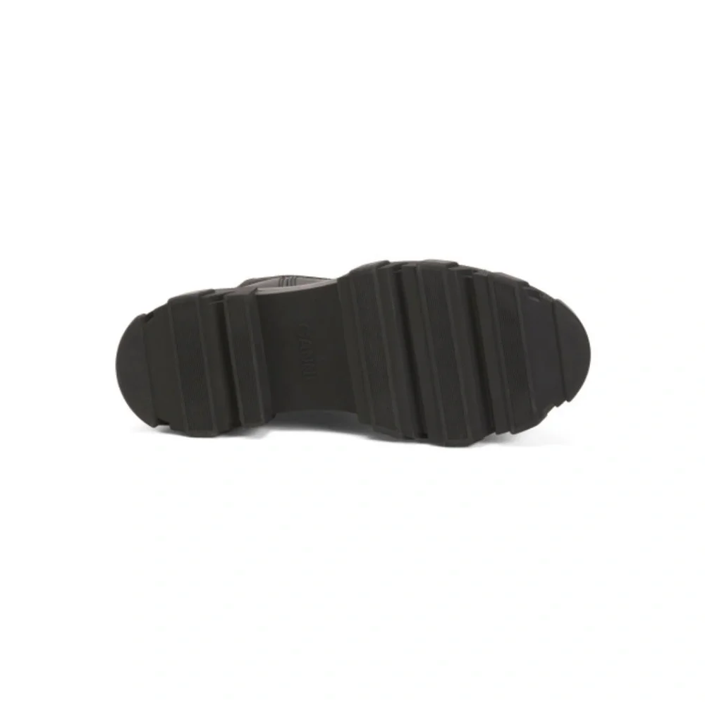 Ganni Black Lug-Sole Chelsea Boots - Picture 4 of 5